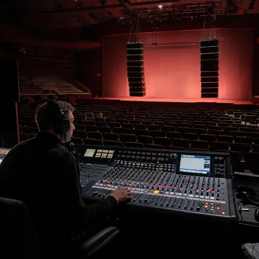 Venue commissioning listening check