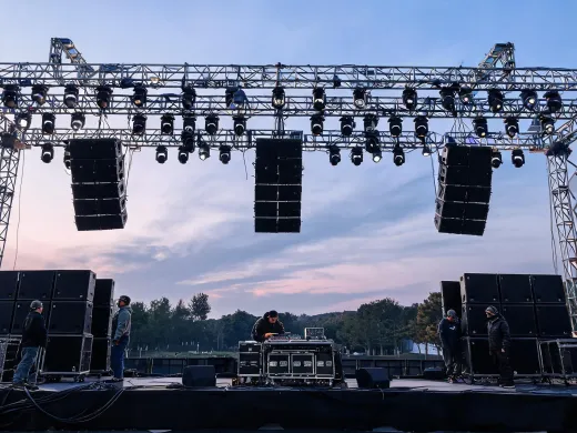 Touring live sound stage