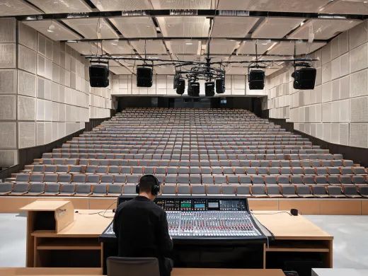 Education auditorium audio system